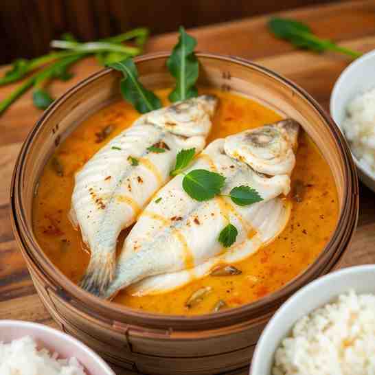 Cambodian Fish Amok - Steamed Curry